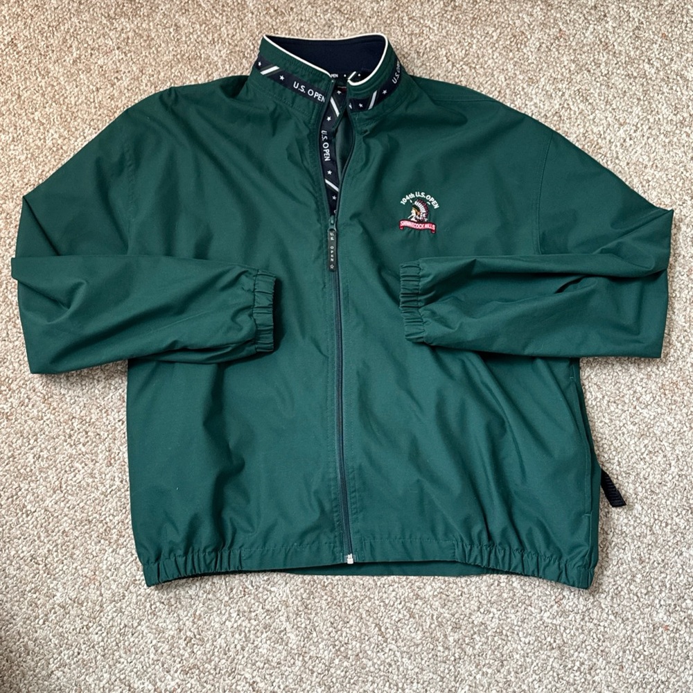 Vintage 2004 US Open Golf Ashford Windbreaker Jacket Size Large